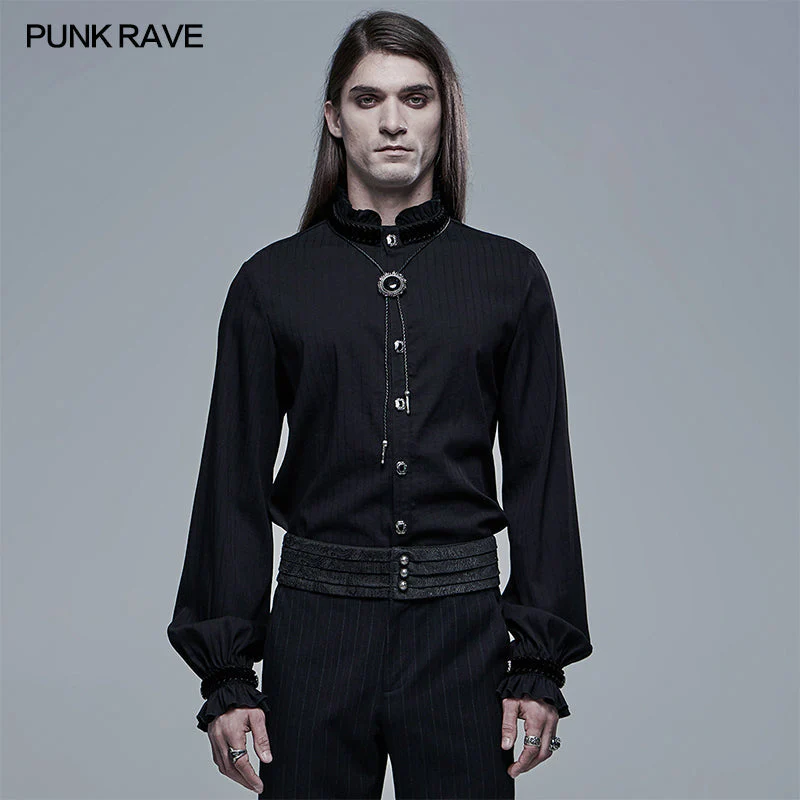 WY-1345CCM 2021 Goth Simple Shirt For Men