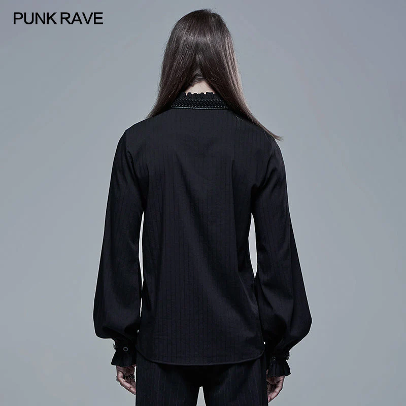 WY-1345CCM 2021 Goth Simple Shirt For Men - Image 3
