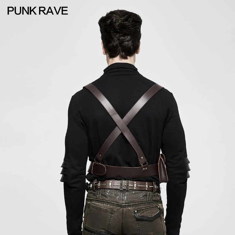 S-238 Adjustable Cross Punk Accessories Strap Clips With Detachable Bag - Image 8