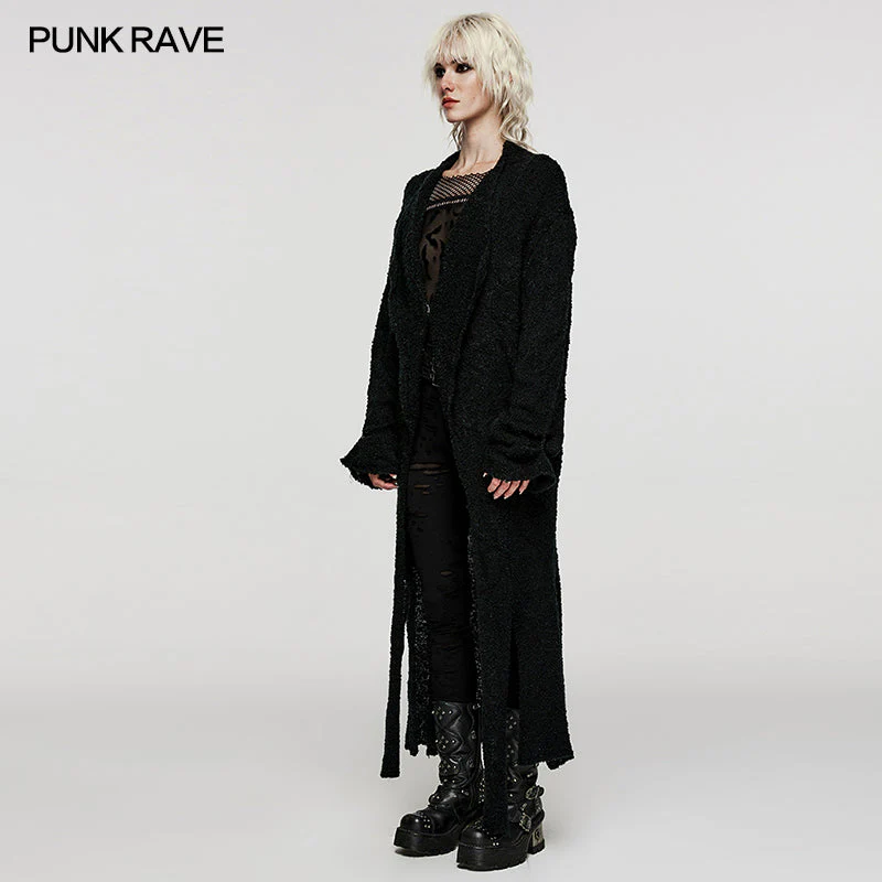 OPM-252KMF Asymmetric long cardigan - Image 4