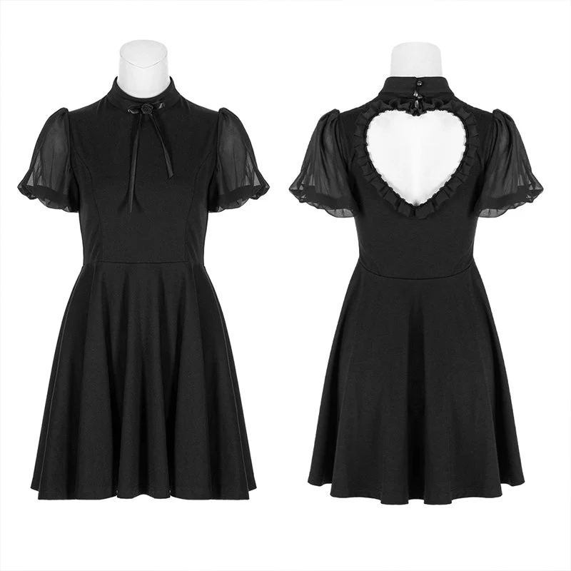 OPQ-511LQF Back love hollow dress - Image 4