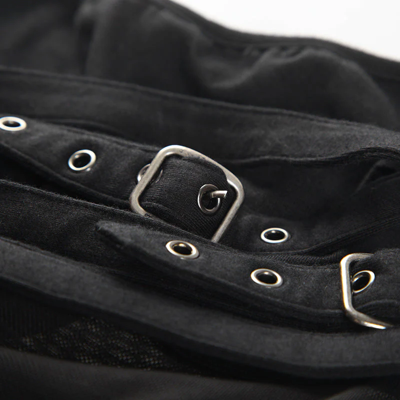 Q-259 Backless Sexy Dress Cotton Bracelet Skinny Strapless Gothic Dresses - Image 5