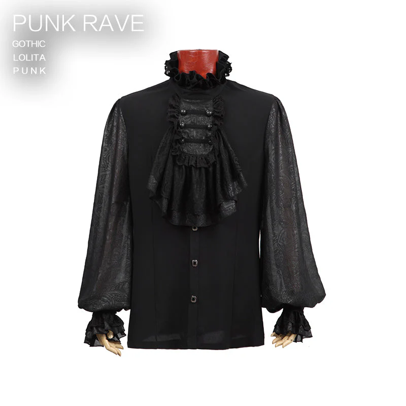 S-150 black Palace Accessories Fake Shirt Collar - Image 3