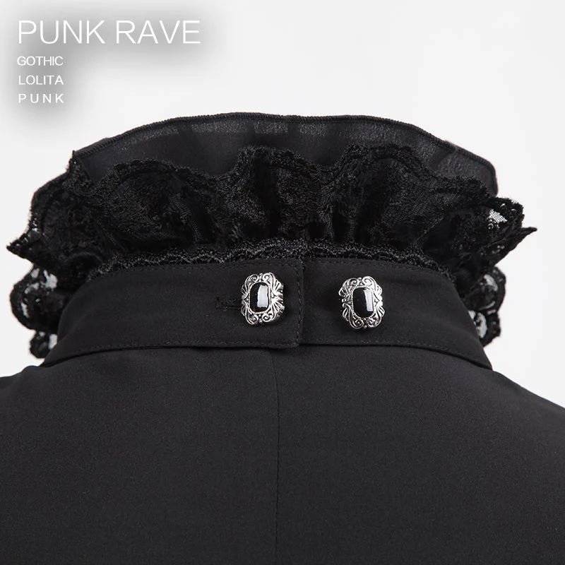 S-150 black Palace Accessories Fake Shirt Collar - Image 5