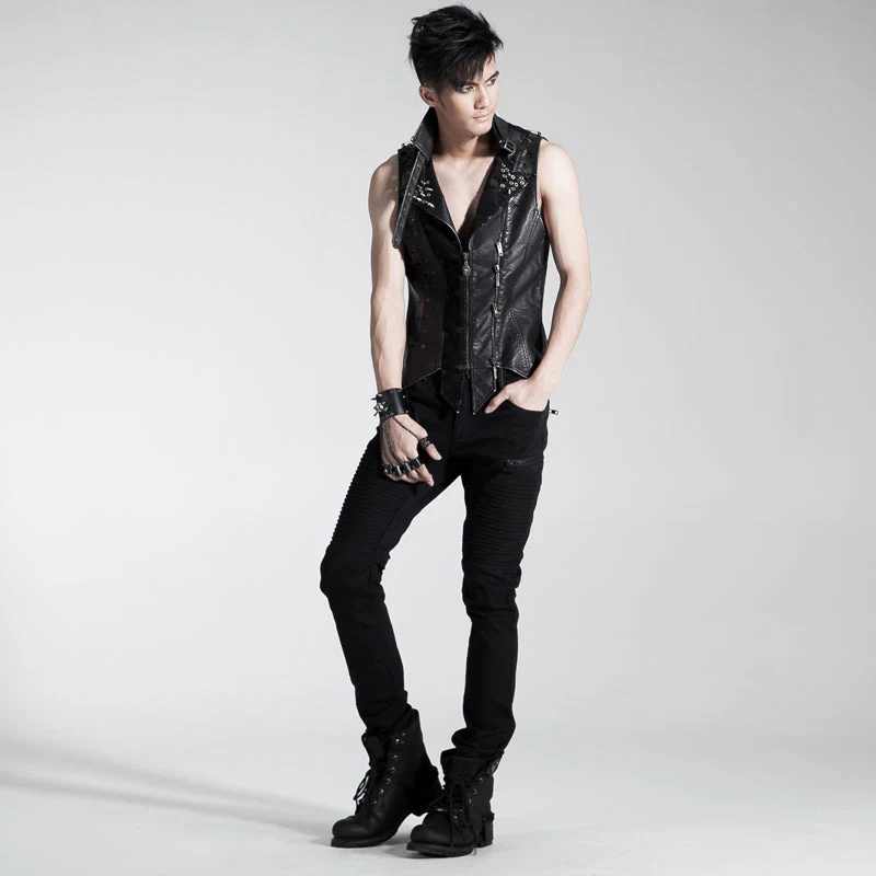 K-154 Popular Style For Men Casual Long Punk Pants