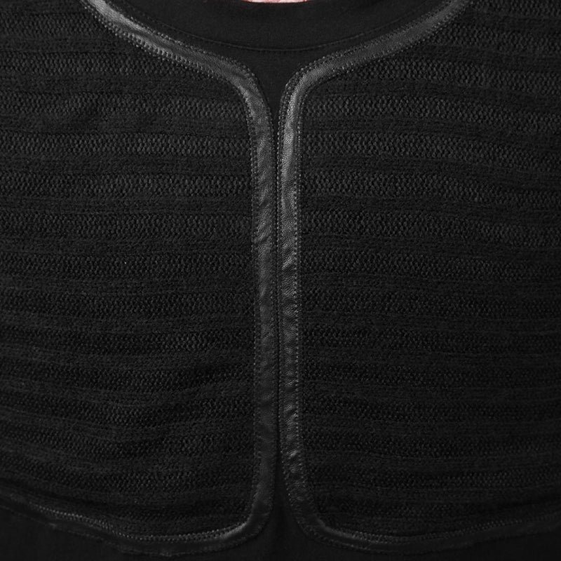 Y-490 Close-fitting Type Version Punk Shirts With Round Neck For Men - Image 5