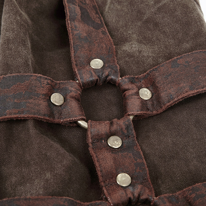Y-644 Coffee Punk And Rock Punk Shirts With Long Sleeve - Image 6