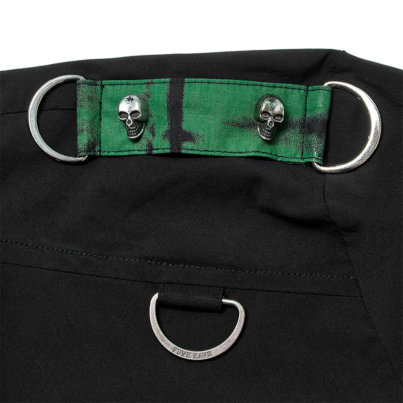 WY-1362DQM Punk Asymmetric Shirt - Image 5