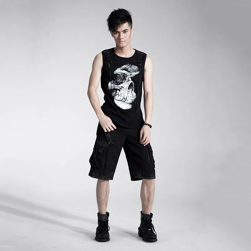K-156 Cotton Jogger Pants For Men Casual Punk Pants - Image 5