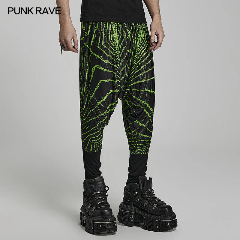 Cyber knit false two-piece trousers - Image 3