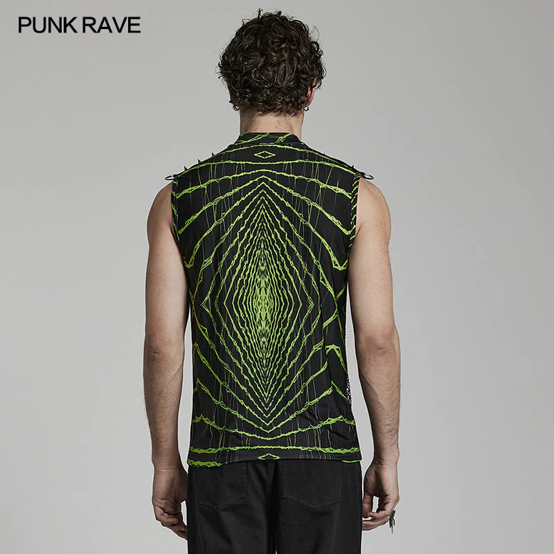 WT-781BXM Cyber printed vest - Image 3
