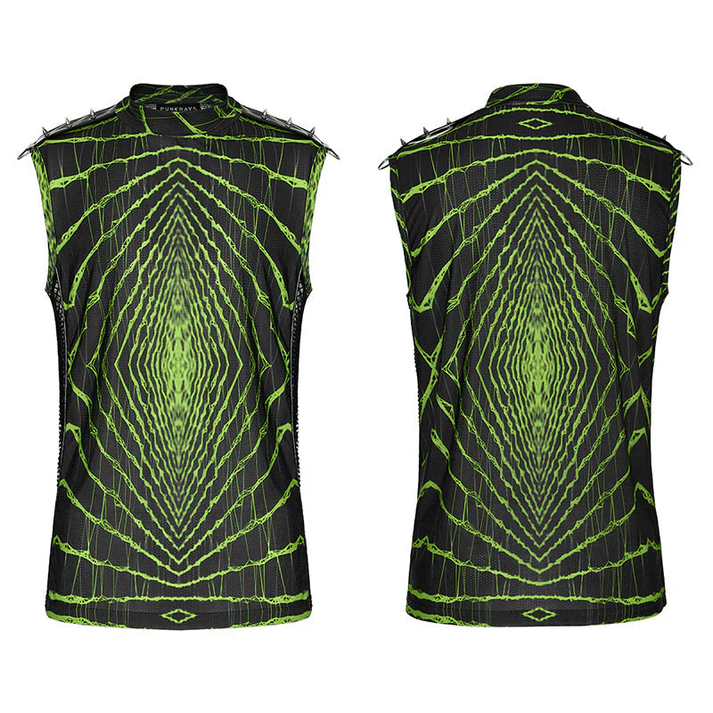 WT-781BXM Cyber printed vest - Image 4