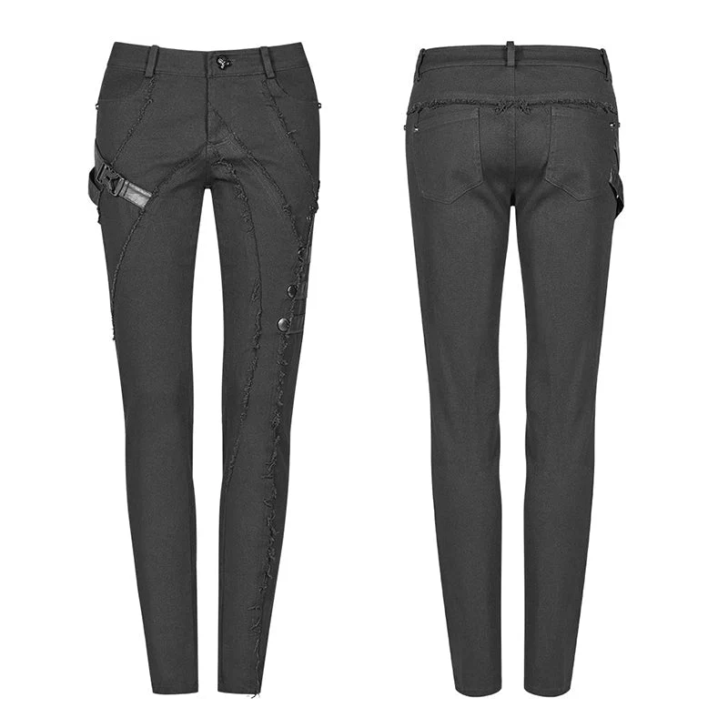 WK-345 Cyber Skinny Trousers For Women - Image 4