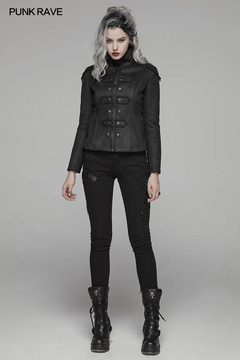 WK-345 Cyber Skinny Trousers For Women - Image 6