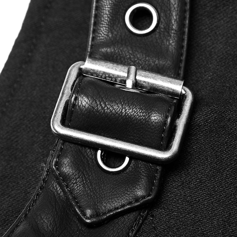 OY-858 Daily Simple Fashion Punk Vest For Men - Image 5