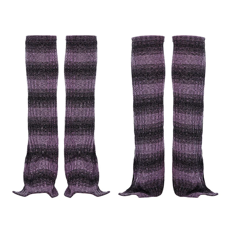 WS-513JTF Daily striped leg warmer - Image 4