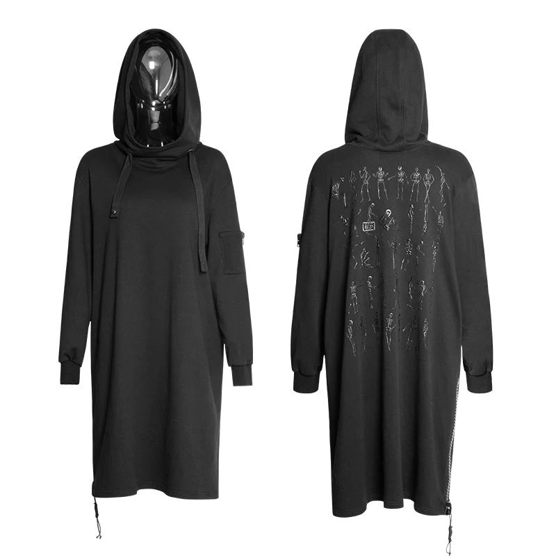 OPY-213 Dark Imp Printing Loose Hoodies Punk Sweater - Image 4