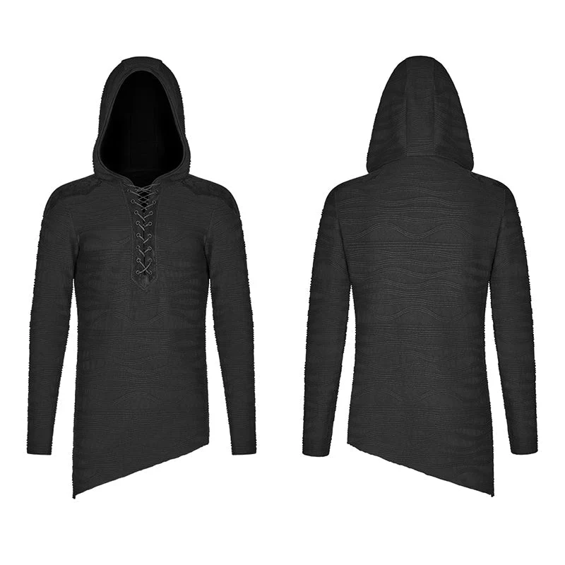 WT-580WYM Dark Irregular Hoodie - Image 3