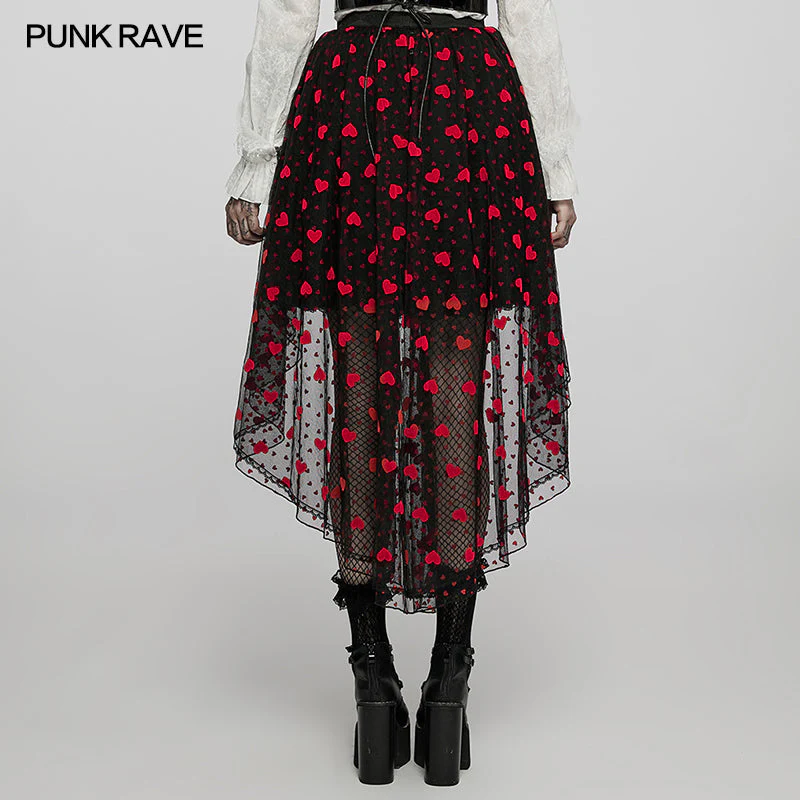 WLQ-103BQF Dark Lolita Skirt Cover - Image 8
