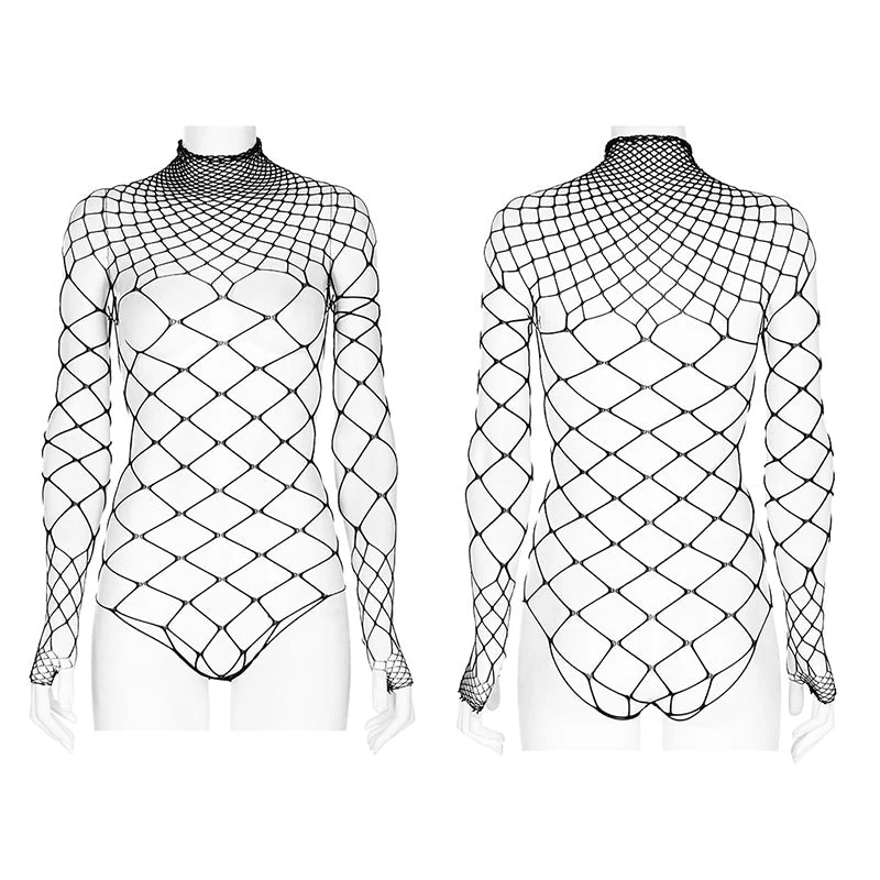 WT-782TCF Punk one-piece mesh T-shirt - Image 4
