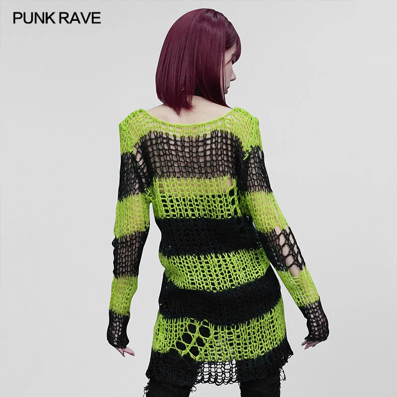 WM-072DYF Decayed pullover sweater - Image 3