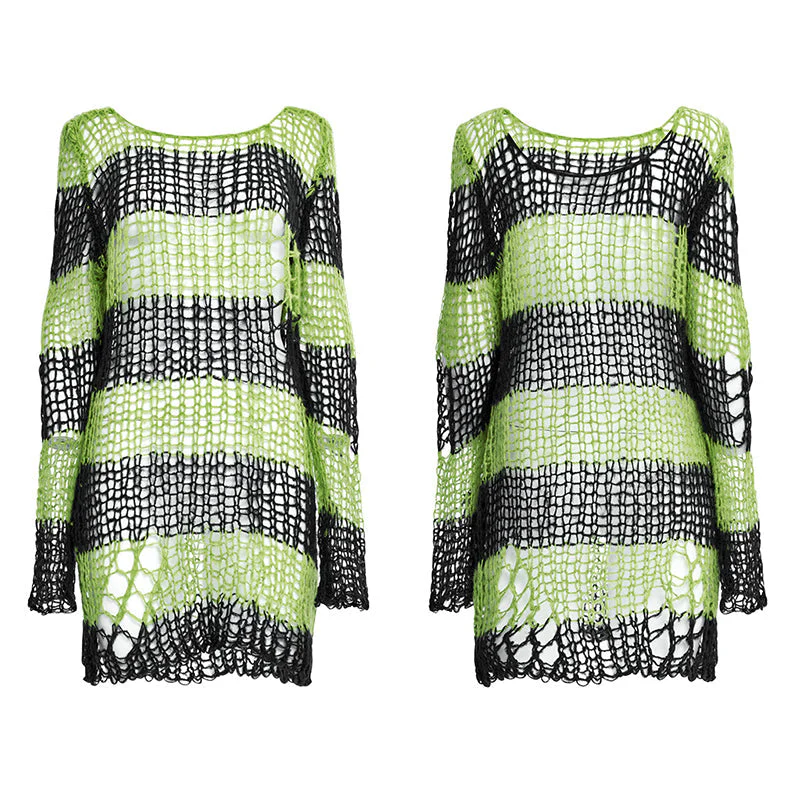 WM-072DYF Decayed pullover sweater - Image 4