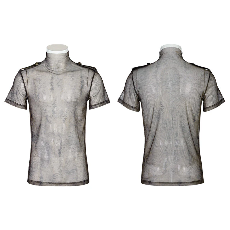 WT-802DQM Doomsday printed mesh T-shirt - Image 6