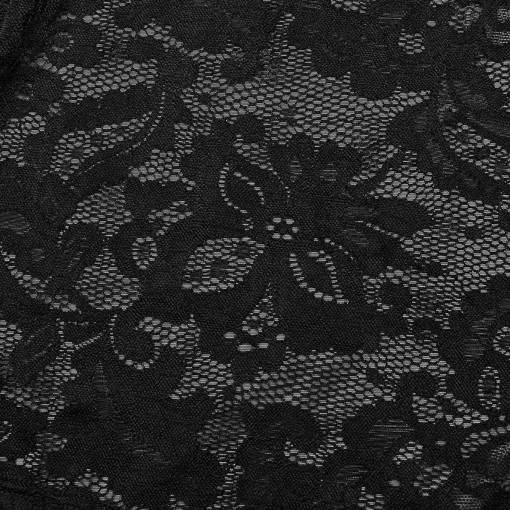 DQ-731LQF Elegant Lace Gothic Dress with Heart Detail Black Velvet - Image 10
