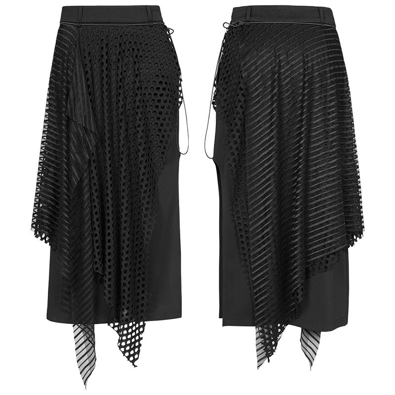 OPQ-925BQF Electronic Bionic stitched straight high waist skirt - Image 4