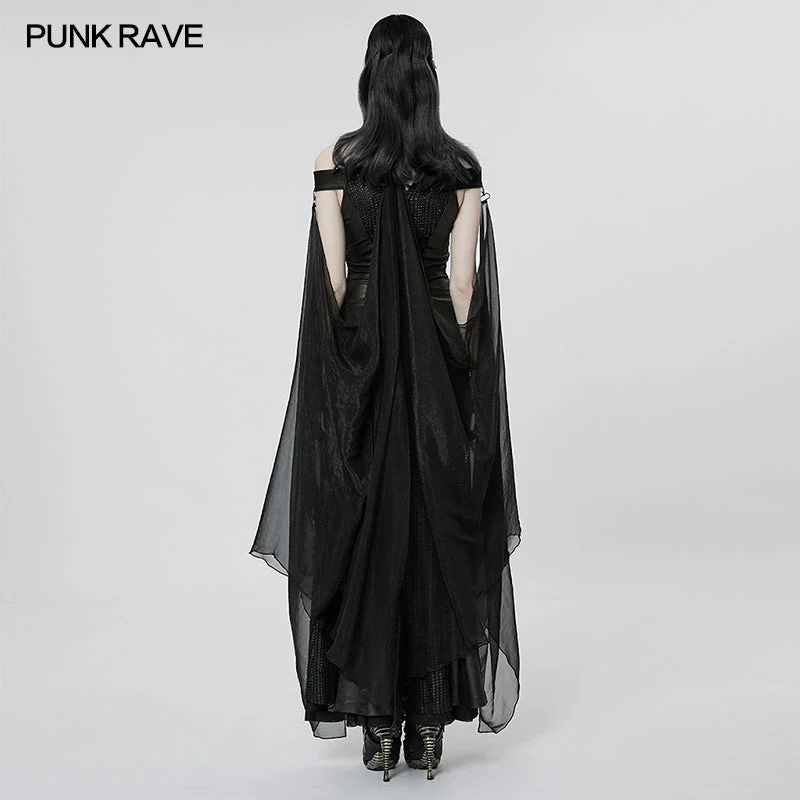WQ-627LQF Elf Goth Dress - Image 3