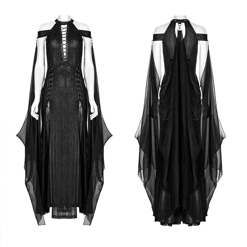 WQ-627LQF Elf Goth Dress - Image 4
