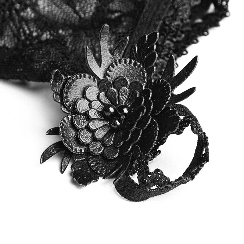 Y-797 Embroidered Dark Goddess Long Velvet Gothic Coat For Women Byzantine Style - Image 5