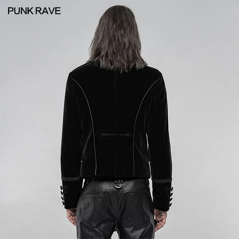 WY-1269LDM Exquisitely embroidered gothic jacket - Image 3