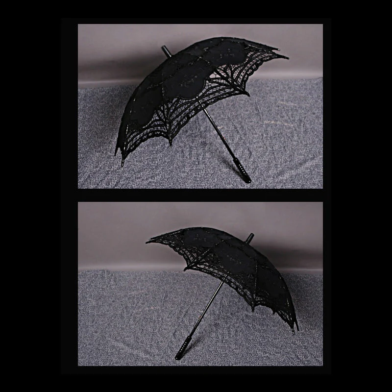 S-083 Fashion Lolita Style black Umbrella Accessories - Image 5