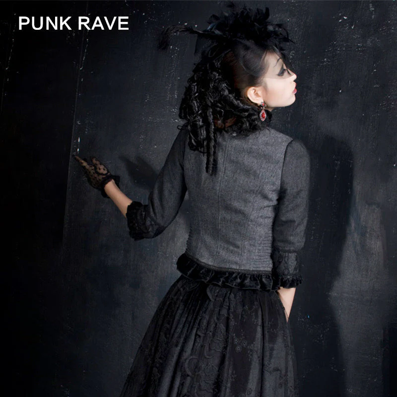 Y-358 Fashion Palace Formula Prep-school Blazer Fashion Gothic Coat - Image 2