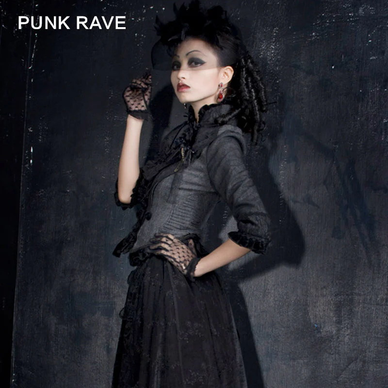 Y-358 Fashion Palace Formula Prep-school Blazer Fashion Gothic Coat - Image 3