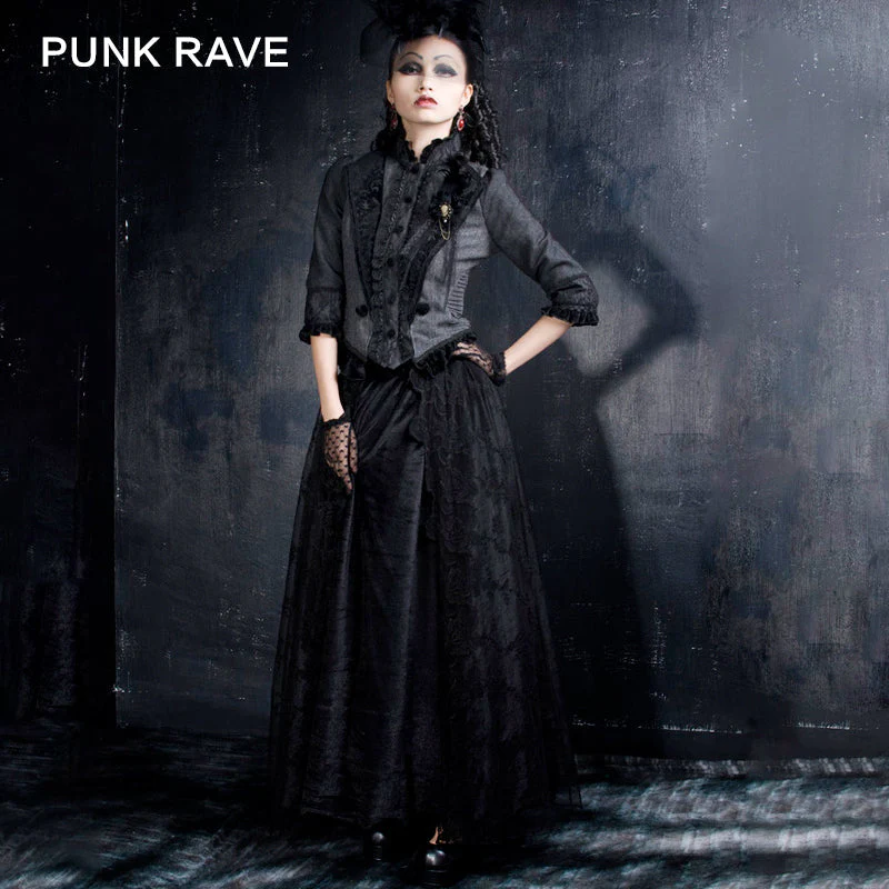 Y-358 Fashion Palace Formula Prep-school Blazer Fashion Gothic Coat - Image 4