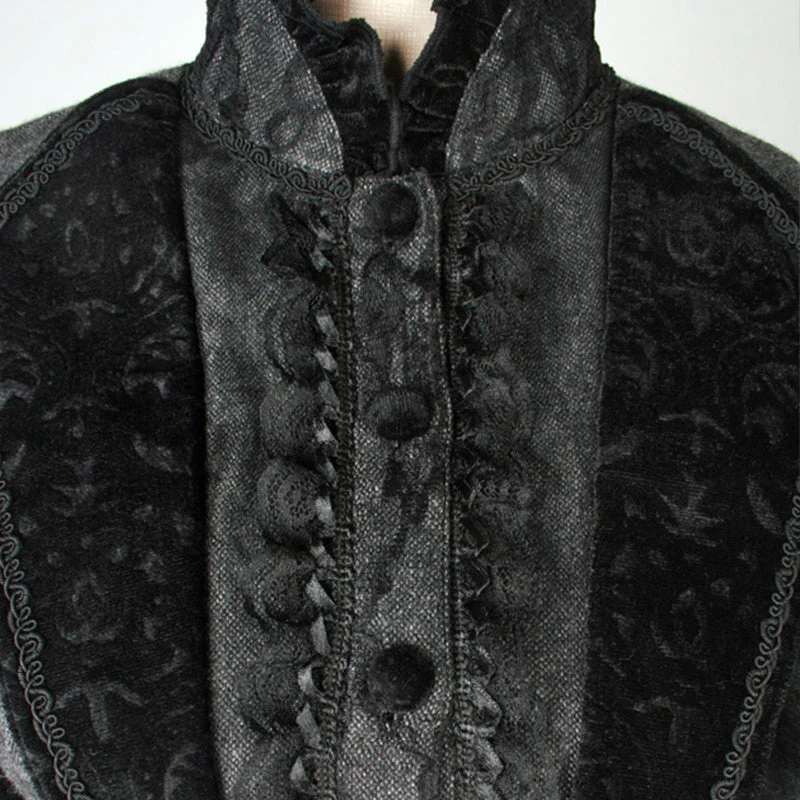 Y-358 Fashion Palace Formula Prep-school Blazer Fashion Gothic Coat - Image 7