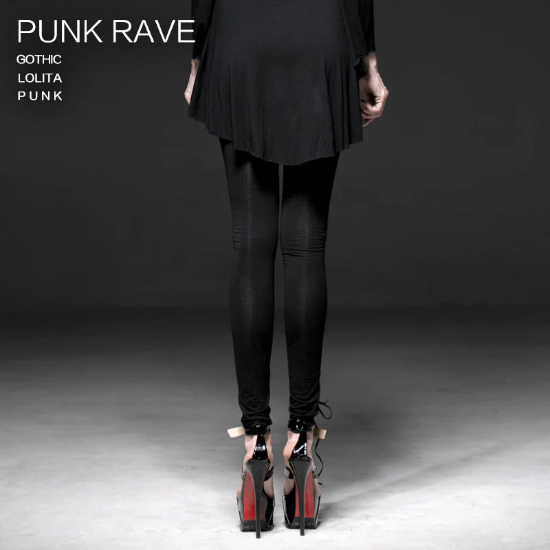 K-187 Fashion Sexy Lady Mesh Knit Laciness Punk Pants Legging - Image 2