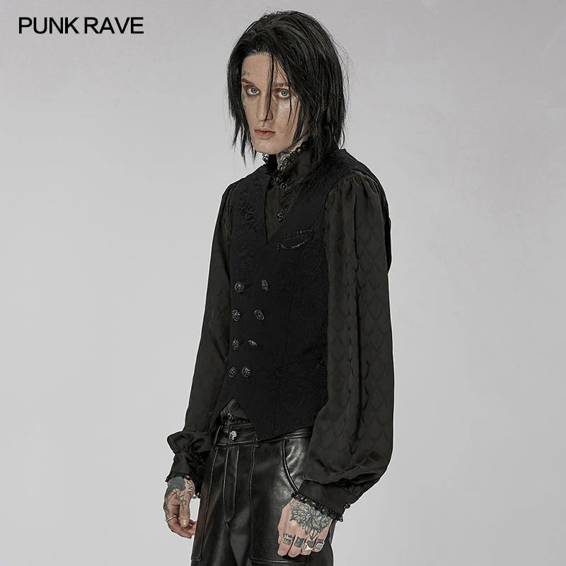 WY-1436MJM 2022 Gorgeous Goth vest - Image 2