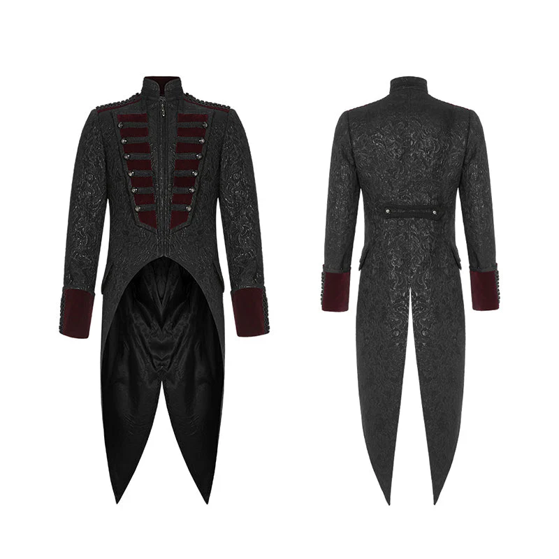 WY-1233XCM Gorgeous Gothic Coat - Image 3