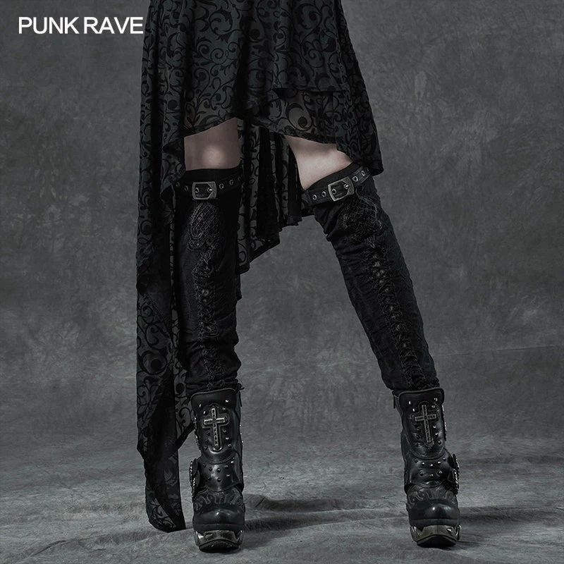 WS-399JTF Gorgeous Gothic leg warmer - Image 2