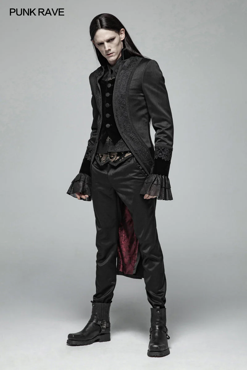 WY-1007 Gorgeous Gothic Swallow Tail Coat - Image 6