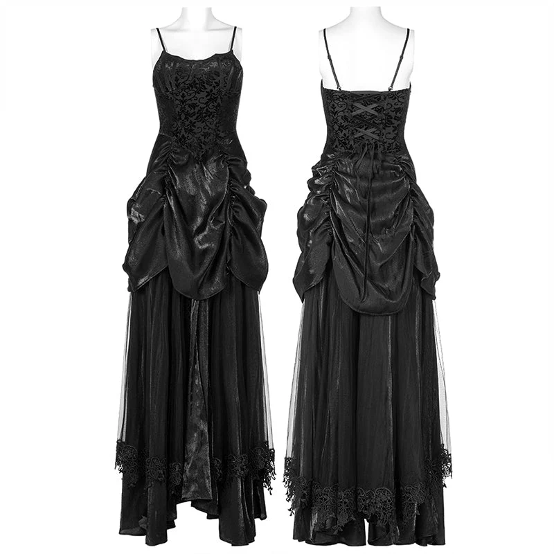 WQ-557LQF Gorgeous Gothic wedding dress - Image 4