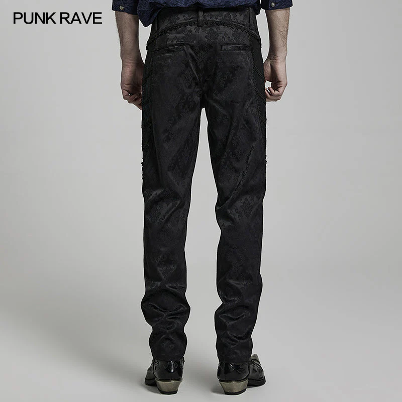 WK-560XCM Gorgeous jacquard trousers - Image 3