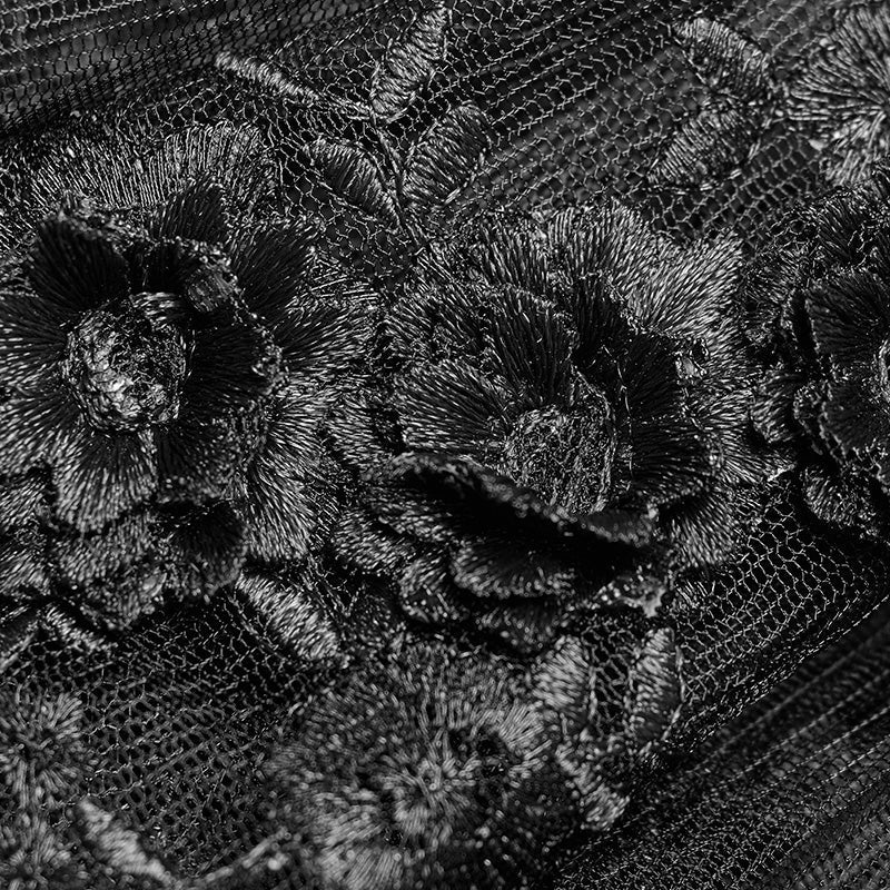 WLQ-088 Gorgeous Lolita Lace Tutu Half Skirt - Image 5