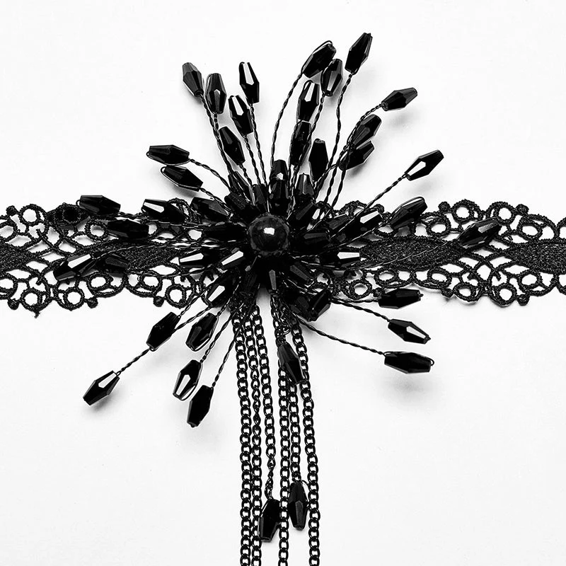 DS-572LHF GOTH Blood Drop Choker - Image 3