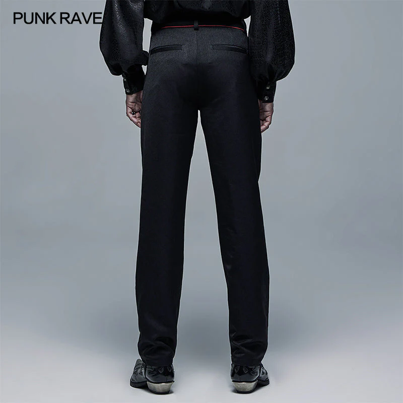 WK-481XCM Goth Cout Bat Pocket Pants - Image 8