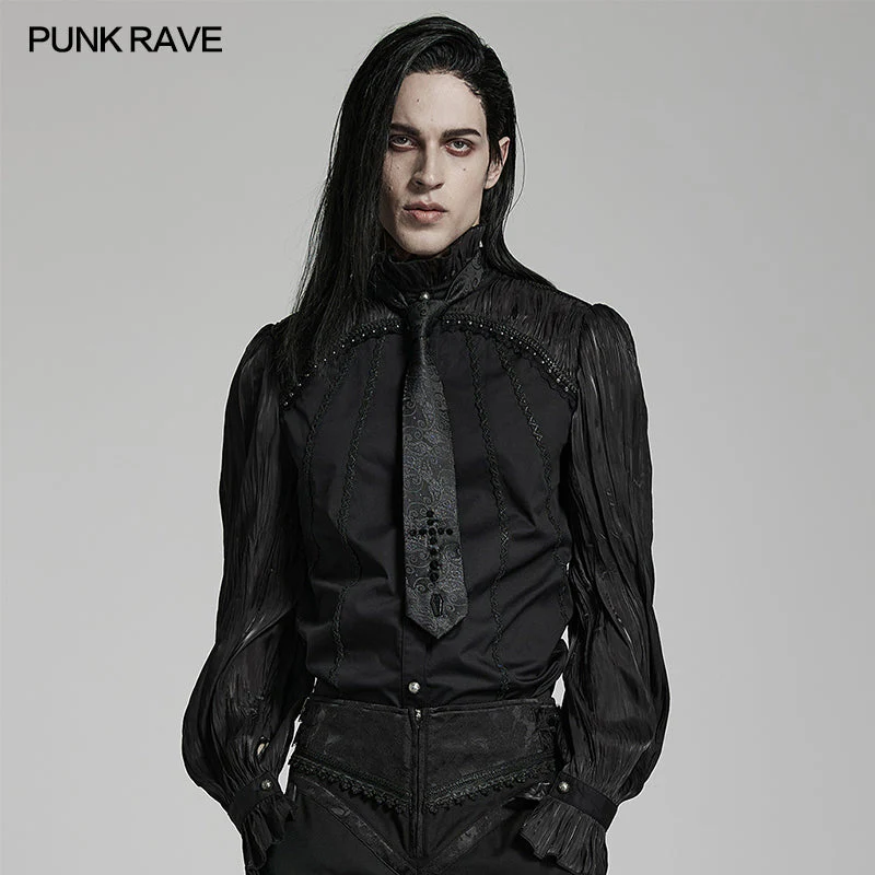WS-555LHM Goth cross tie - Image 3