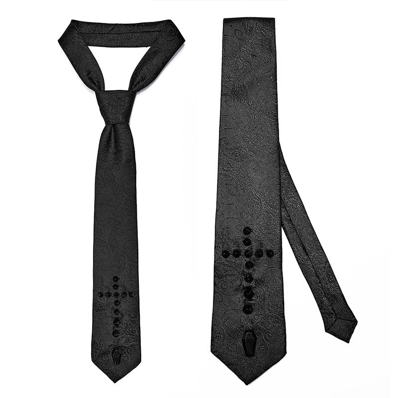 WS-555LHM Goth cross tie - Image 4